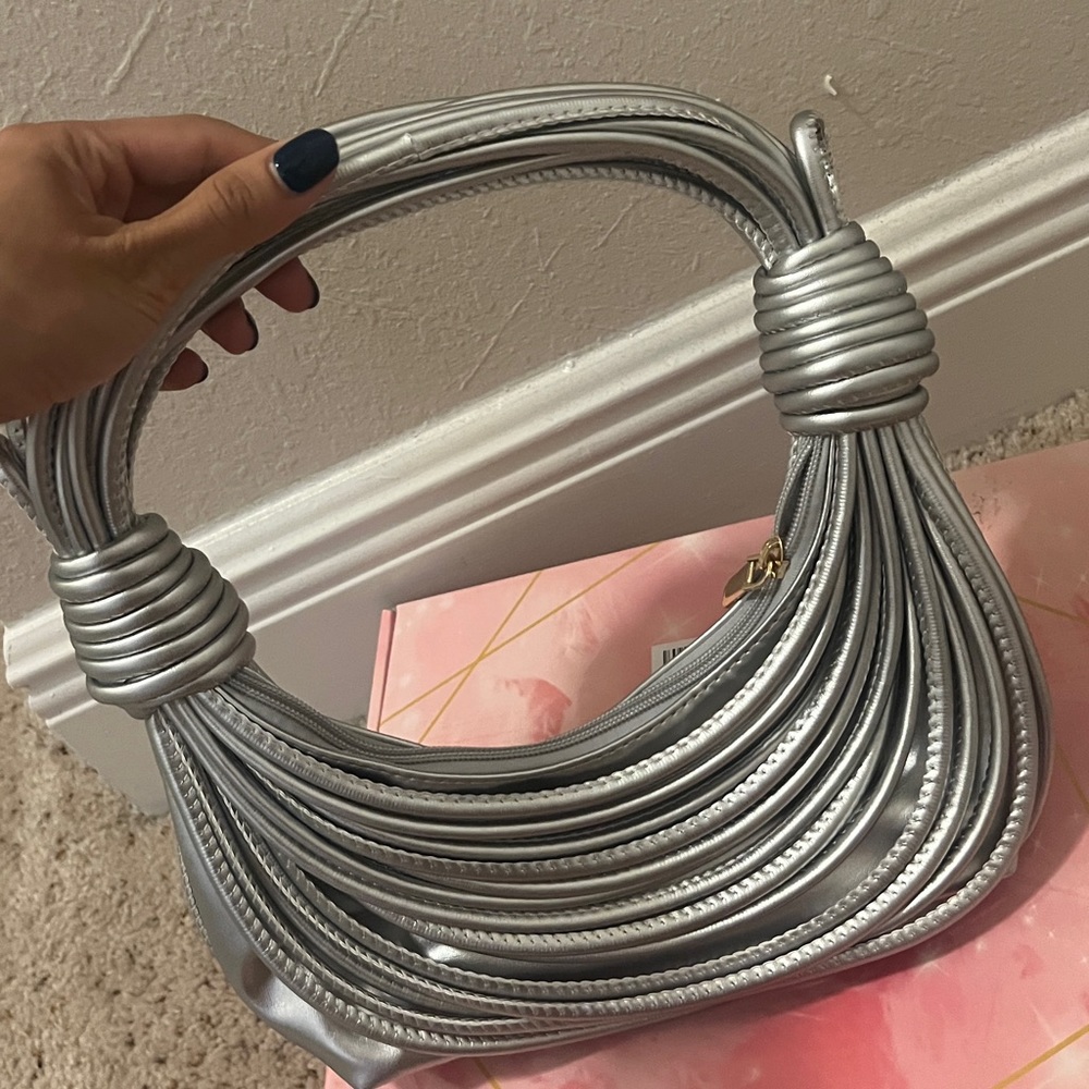 Brand new silver handbag